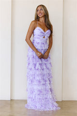 Elegant Whisper Maxi Dress Lilac