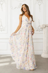 Chasing Moonbeams Maxi Dress Cream