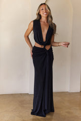 Radiant Beauty Maxi Dress Black