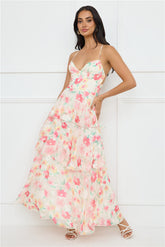 Bright Beauty Maxi Dress Print