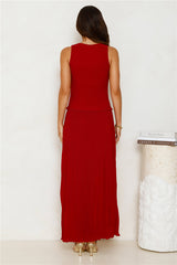 Nahla Maxi Skirt Cherry