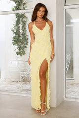 Boat Parties Maxi Dress Yellow