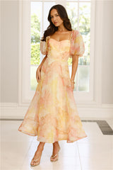 Style Domination Maxi Dress Yellow