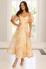 Style Domination Maxi Dress Yellow