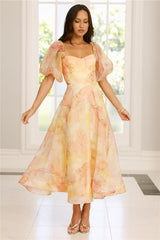 Style Domination Maxi Dress Yellow