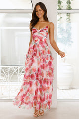 Starflower Breeze Maxi Dress Pink