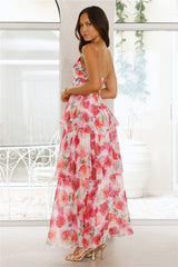 Starflower Breeze Maxi Dress Pink