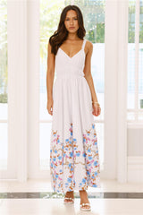 Sundrop Springs Midi Dress White