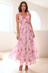 Floral Fantasyland Maxi Dress Purple