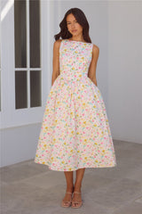 Confetti Crush Midi Dress Print