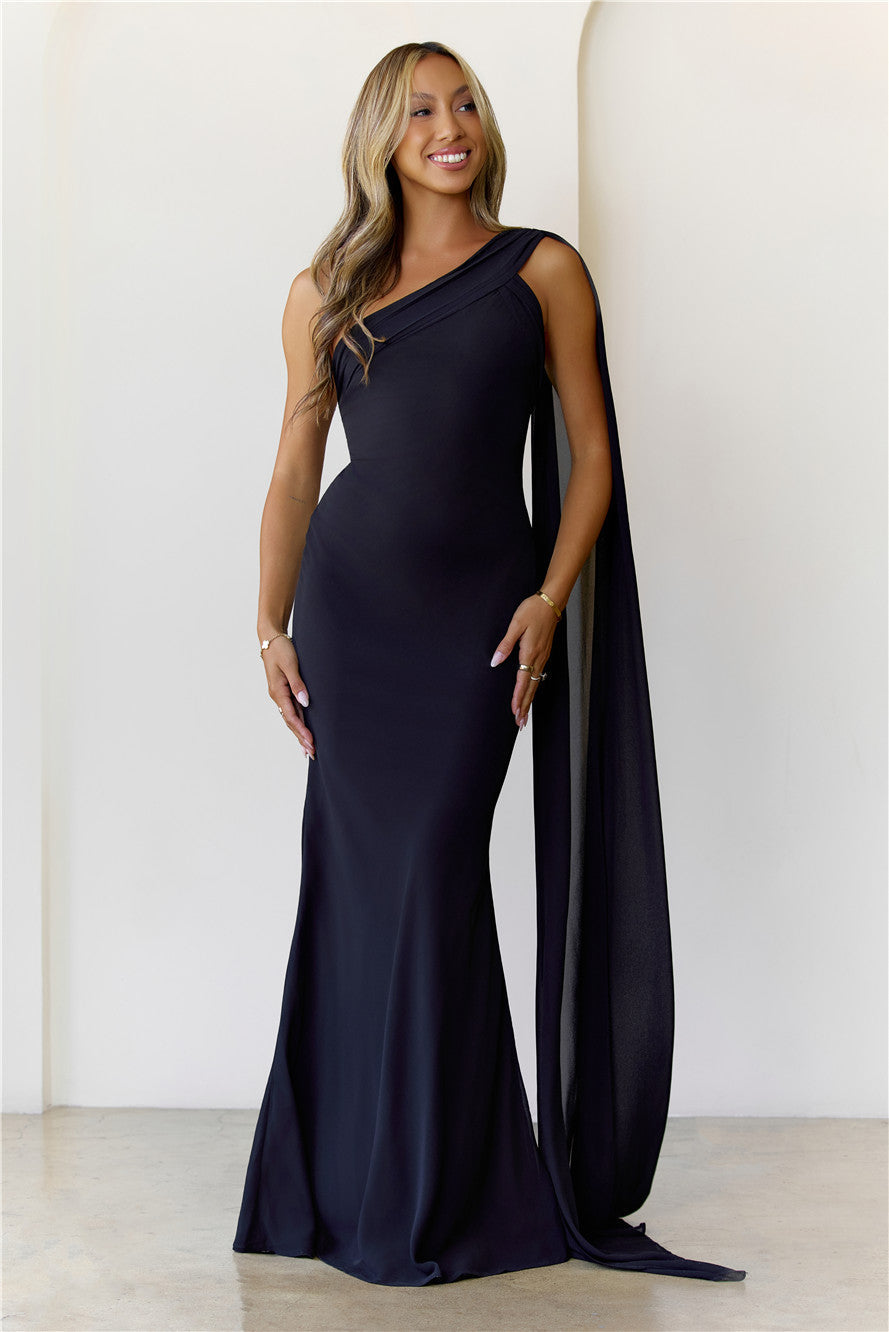 Shadow Siren Maxi Dress Black