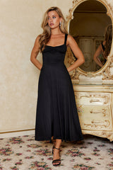 Refined Aesthetics Midi Dress Black