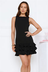A Little Dazzle Mini Dress Black