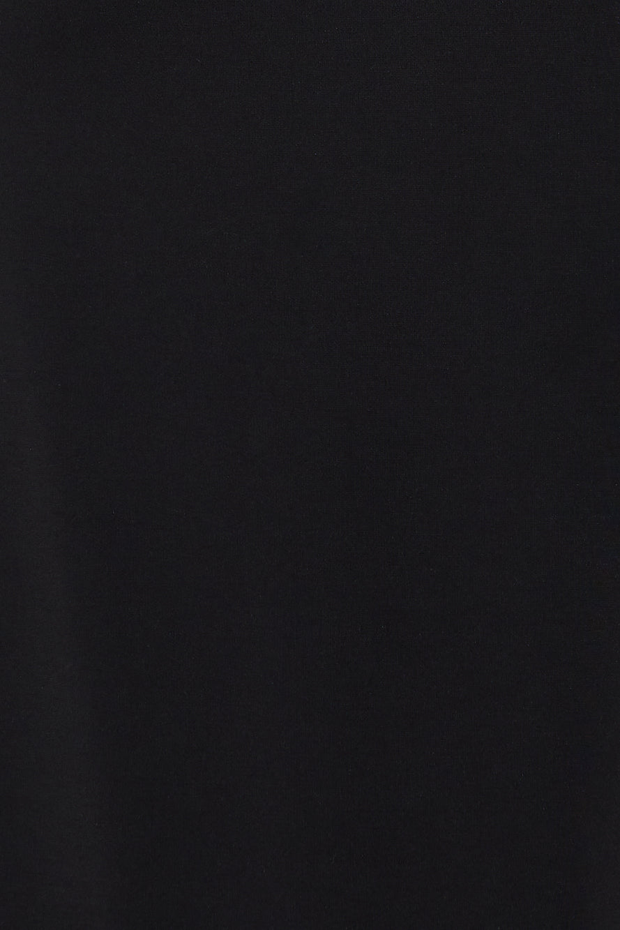 Ocean Beauty Halter Pearl Maxi Dress Black