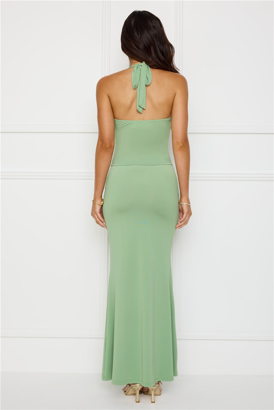 Starfish Beauty Maxi Skirt Sage
