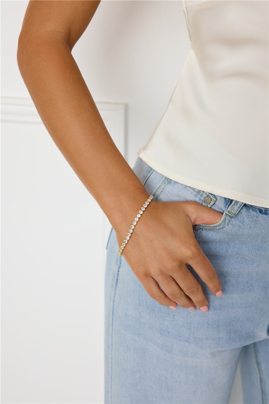 Luxe Tennis Bracelet Gold