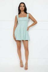 Madison Mini Dress Sage
