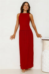 Nahla Maxi Skirt Cherry