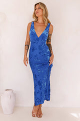Sands of Summer Midi Dress Blue