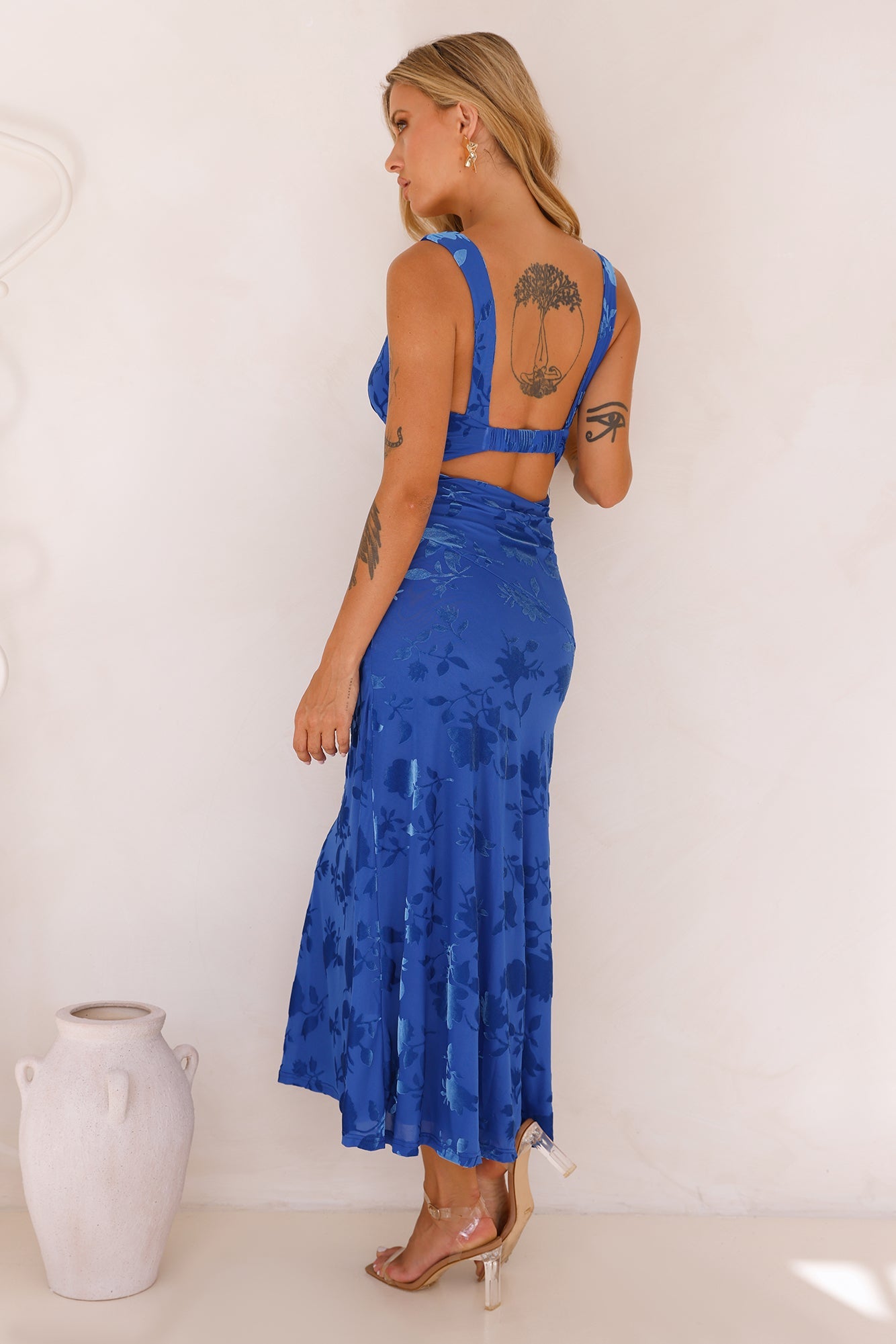 Sands of Summer Midi Dress Blue