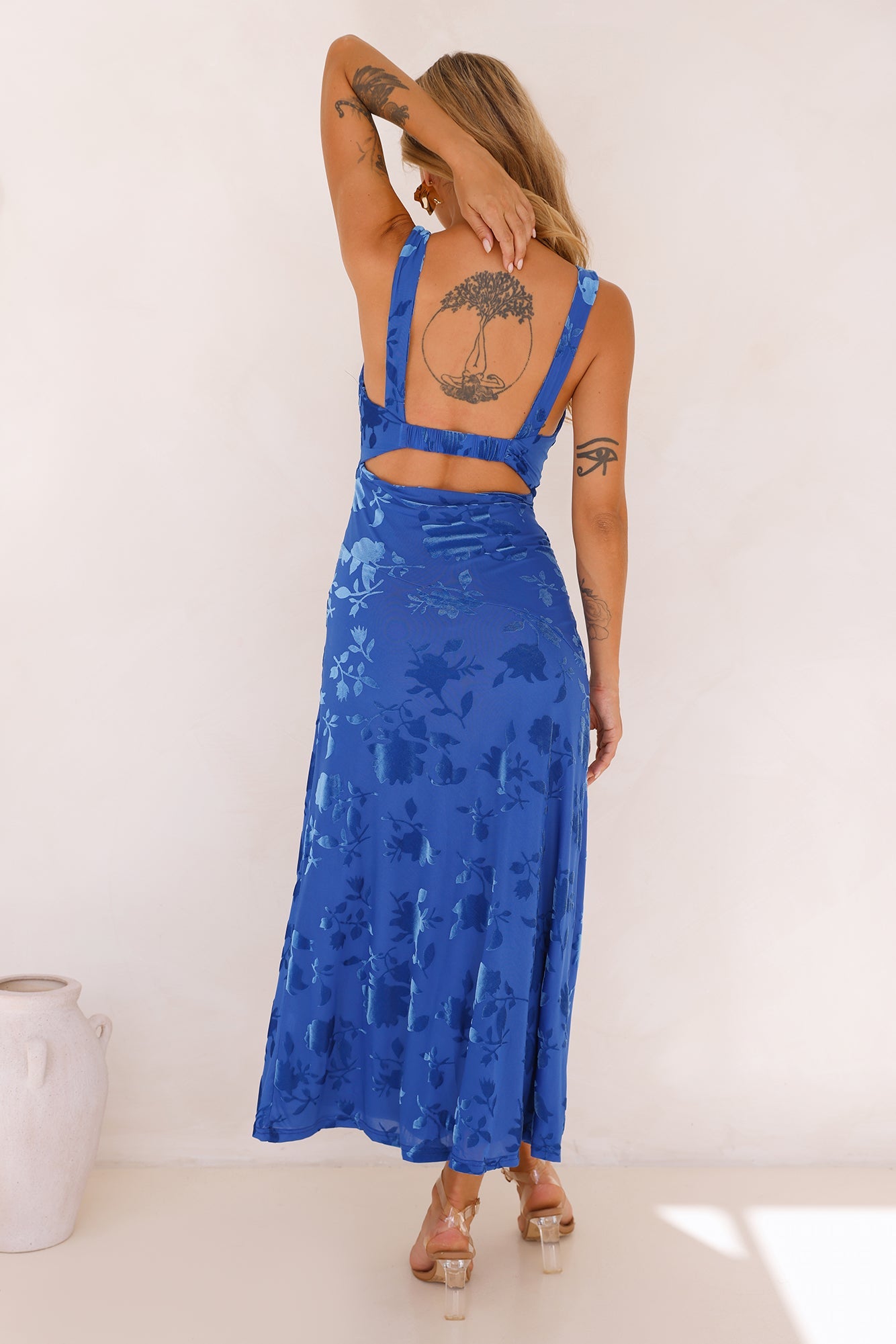 Sands of Summer Midi Dress Blue