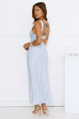 Harbour Bloom Midi Dress Blue