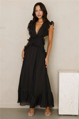 Evening Luxe Maxi Dress Black