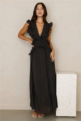 Evening Luxe Maxi Dress Black