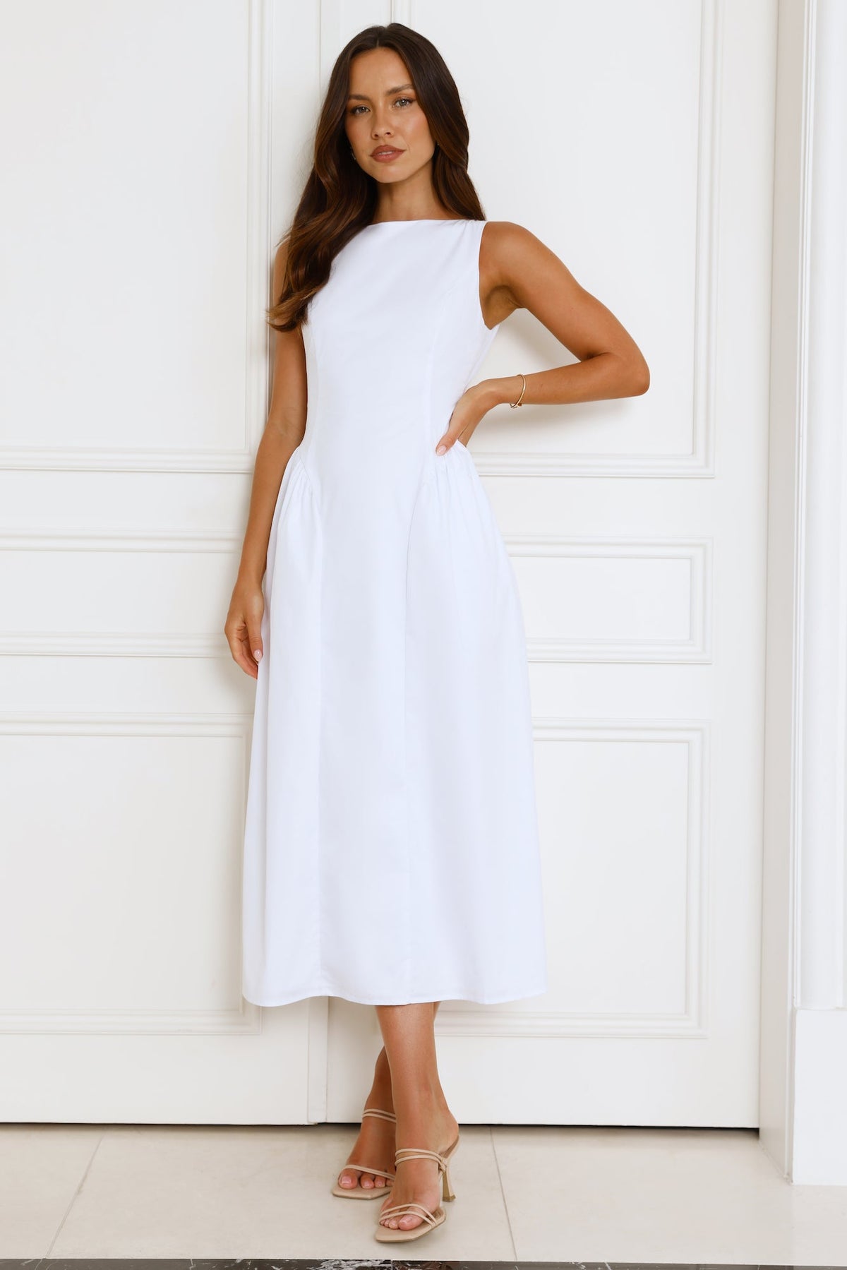 Style Spectacular Midi Dress White