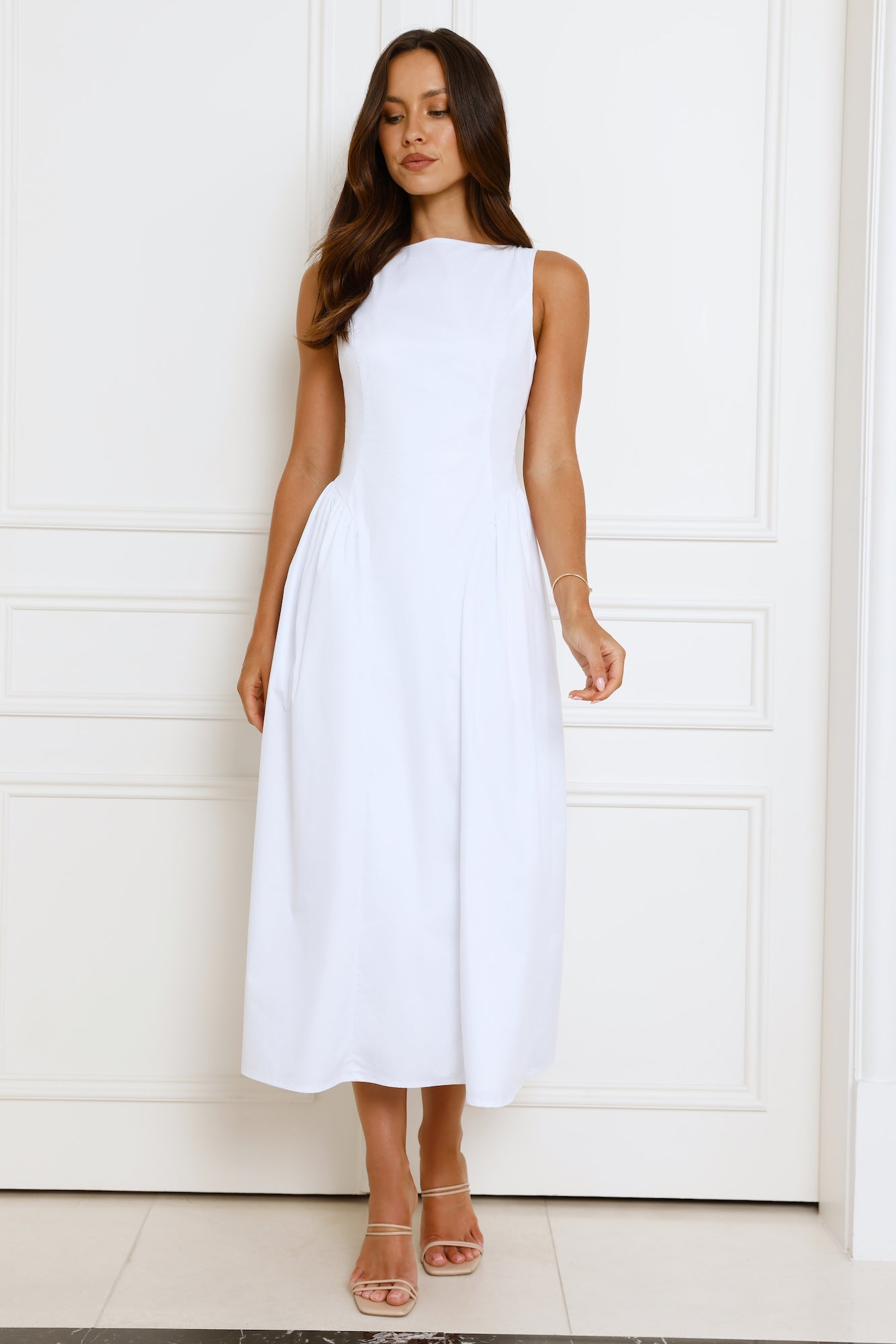 Style Spectacular Midi Dress White
