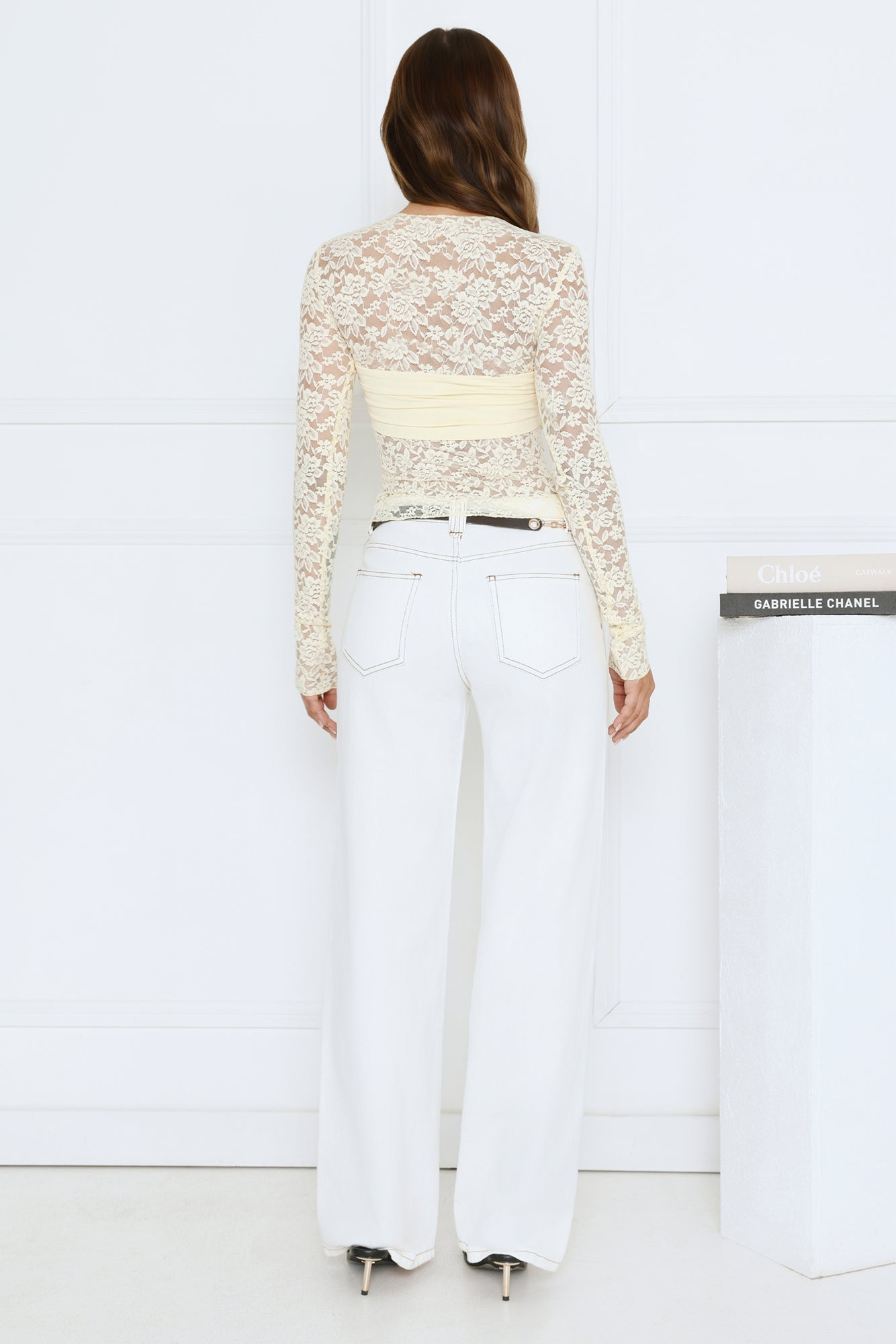 Midnight Long Sleeve Top Vanilla Custard