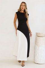 Starlit Soiree Maxi Dress Black