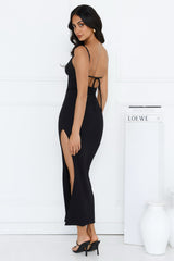 Powerhouse Party Midi Dress Black