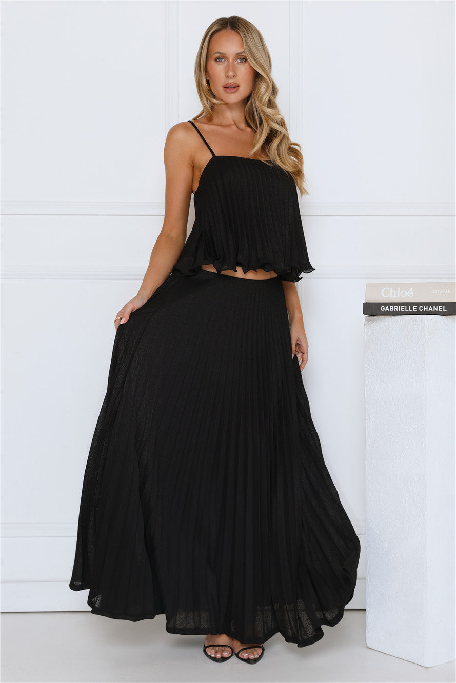 Real Deal Maxi Skirt Black
