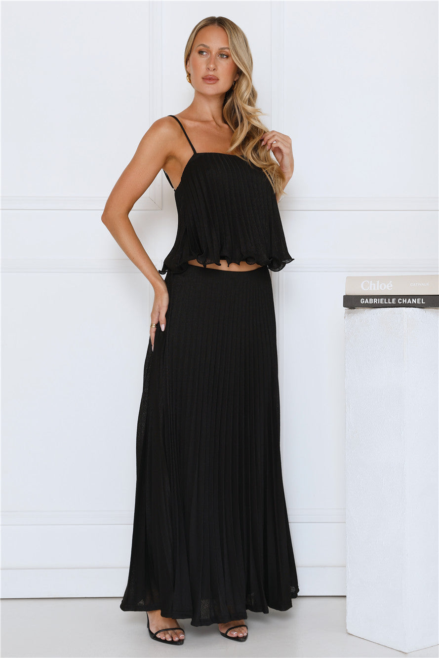 Real Deal Maxi Skirt Black