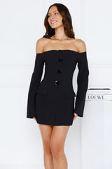 Xaden Mini Dress Black