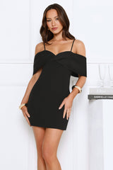 Dazzle Daily Mini Dress Black