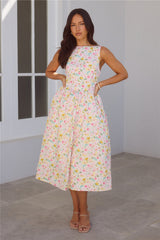 Confetti Crush Midi Dress Print