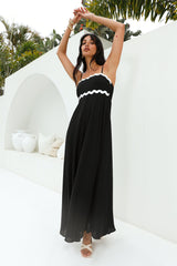 Wavi Maxi Dress Black